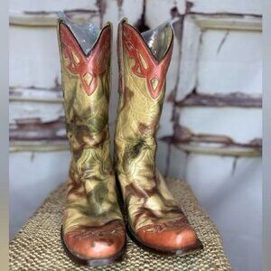 Women’s Boots Cowgirl Tuff Corral Company  Size 7.5